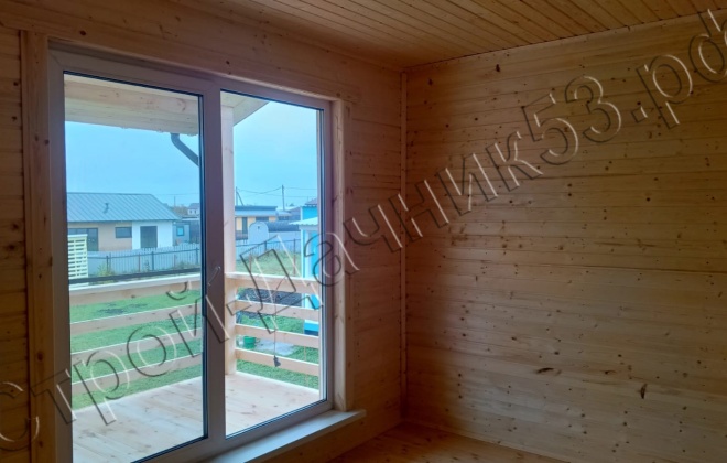 4 Каркасный дом Д-4, 9х8м, 75 М²,  Калужская область, Малоярославецкий район, КП Велиборы (7)